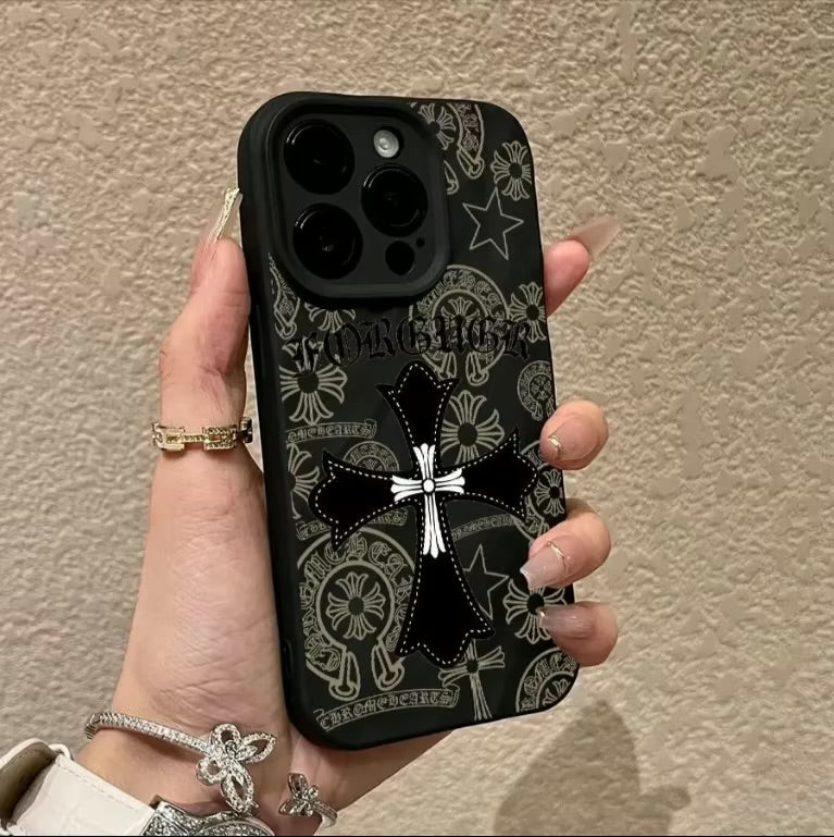 ✨Luxury “CHROME HEARTS” cross case✨